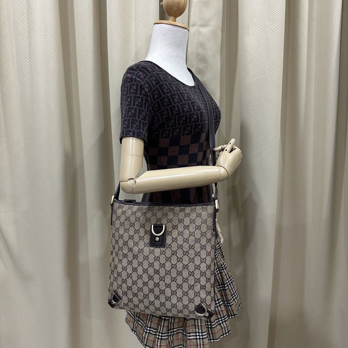 Gucci ‼️LASTDROP‼️GUCCI ABBEY CROSSBODY BAG D RING MONOGRAM CANVAS 7 Size ONE SIZE - 1 Thumbnail
