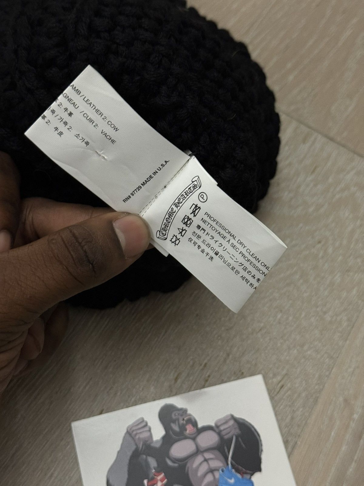 Chrome Hearts Chrome Hearts Matty Boy Cashmere Patch Beanie Pink Size ONE SIZE - 7 Thumbnail
