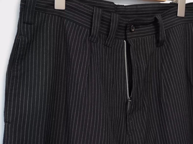 Yohji Yamamoto Yohji Yamamoto size s 96SS Dark Embroidered Stripe Pants 2 Size US 28 / EU 44 - 4 Thumbnail