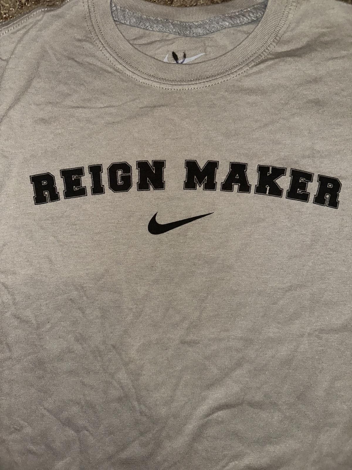 Nike Nike Big Kid’s (Boy’s) Reign Maker Graphic T-Shirt Light Brown Shirt Size US XXS / EU 40 - 2 Thumbnail