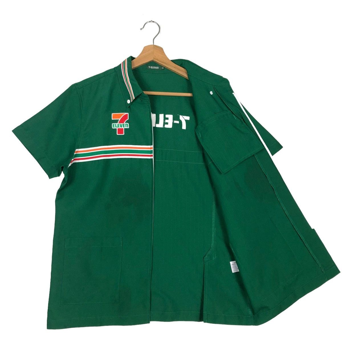 Japanese Brand 🔥SHORT SLEEVE WORK JACKET 7-ELEVEN JAPAN BIG LOGO Size US M / EU 48-50 / 2 - 9 Thumbnail
