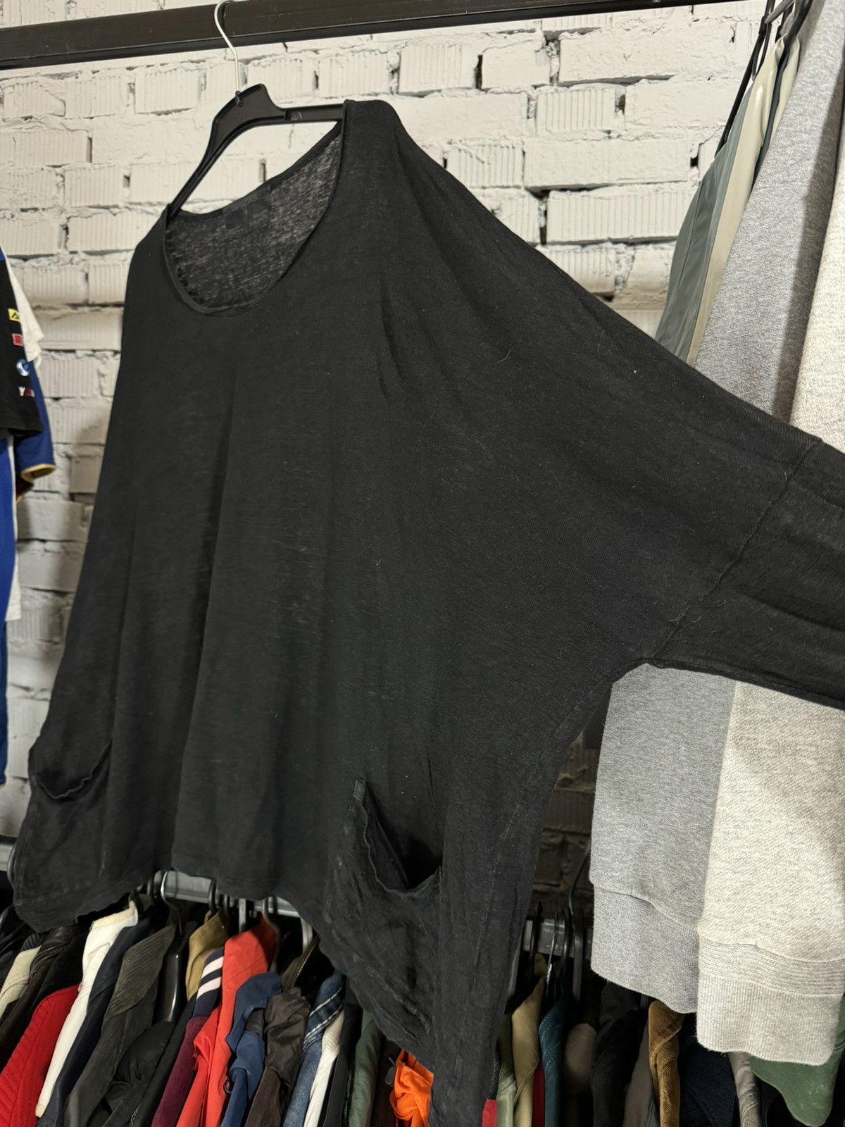 Japanese Brand Grizas Asymmetric Washed Oversized Elephant Dress Tunic Top Size M / US 6-8 / IT 42-44 - 6 Thumbnail
