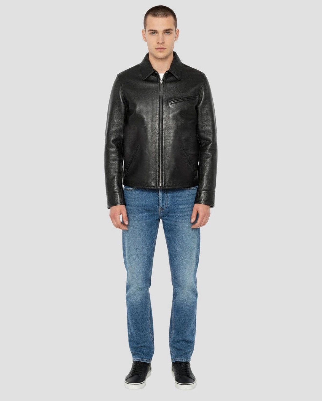 Schott 🇺🇸 NEW❗️Schott NYC Leather Jacket Motorcycle Rare Retro Y2K Size US M / EU 48-50 / 2 - 4 Thumbnail