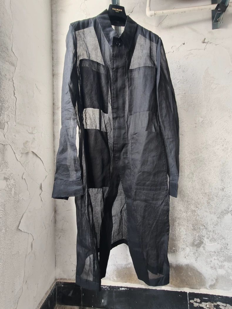Ann Demeulemeester Ann Demeulemeester Ann Demeulemeester trench coat for men Size US S / EU 44-46 / 1 - 1 Thumbnail