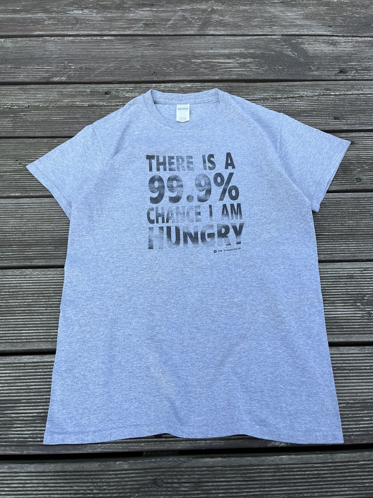 Vintage Vintage 99.99% I am Hungry Funny T-shirt Tee S Size US S / EU 44-46 / 1 - 2 Thumbnail