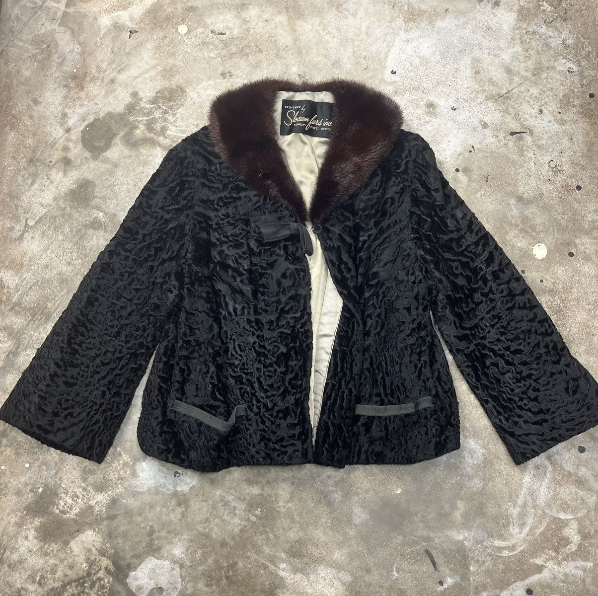 Vintage 60’s Persian Lamb and Mink Fur Coat Evening Jacket Size M / US 6-8 / IT 42-44 - 1 Thumbnail