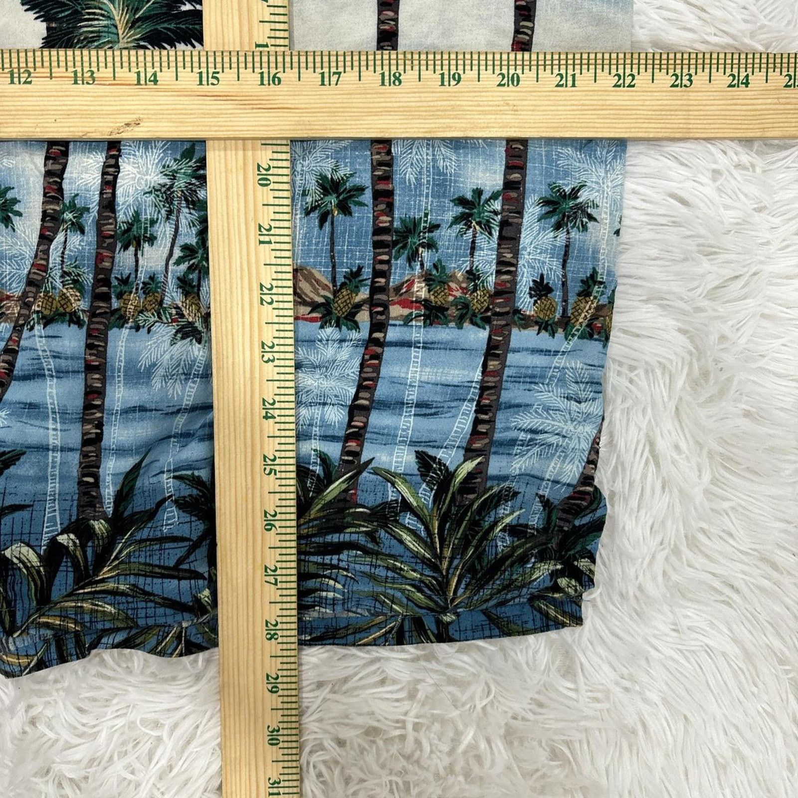 Batik Bay Palm tree button up shirt Size US XL / EU 56 / 4 - 5 Thumbnail