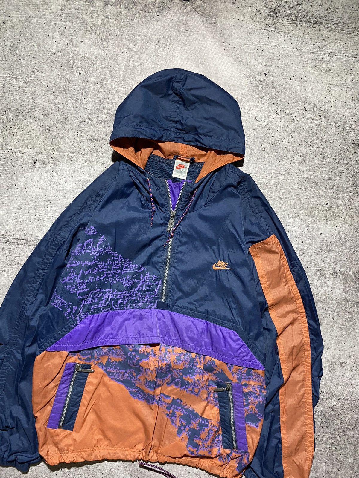 Nike × Vintage Nike Vintage Anorak Jacket Size US XL / EU 56 / 4 - 6 Thumbnail