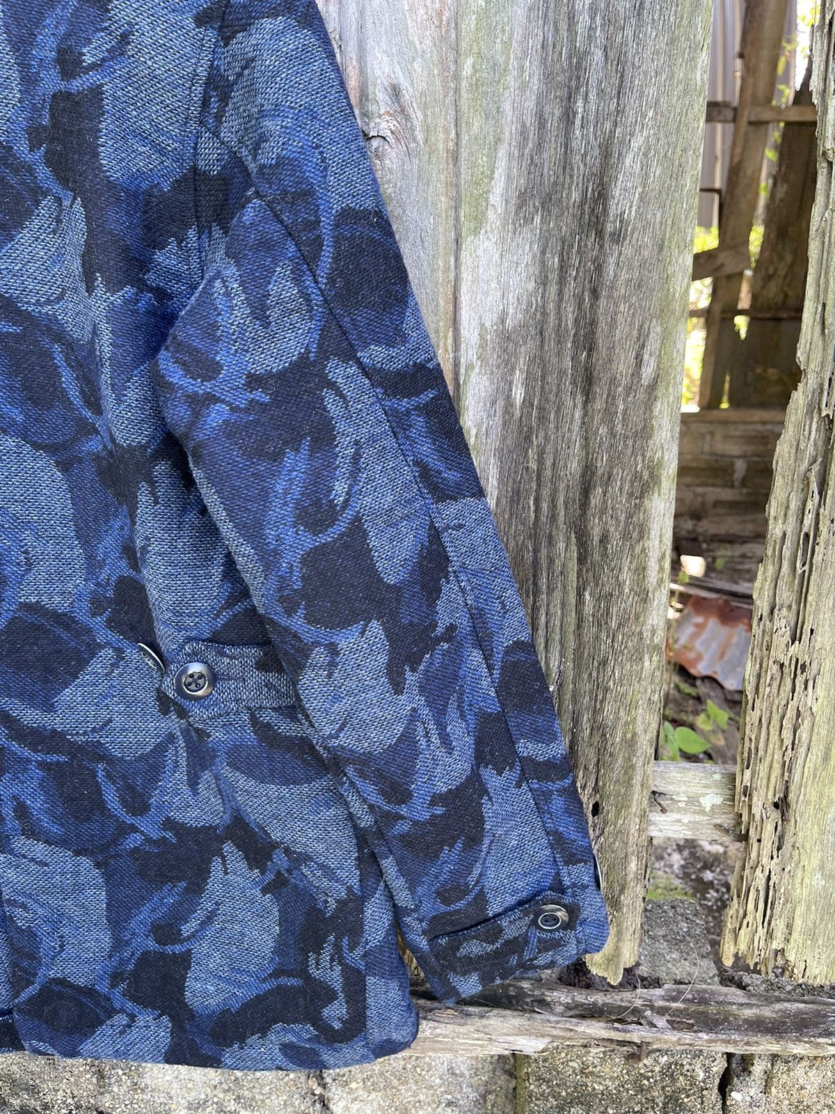 Marshall Artist Marshall Artist Camo Jacquard Peacoat - Rare UK Designer Size US S / EU 44-46 / 1 - 18 Thumbnail
