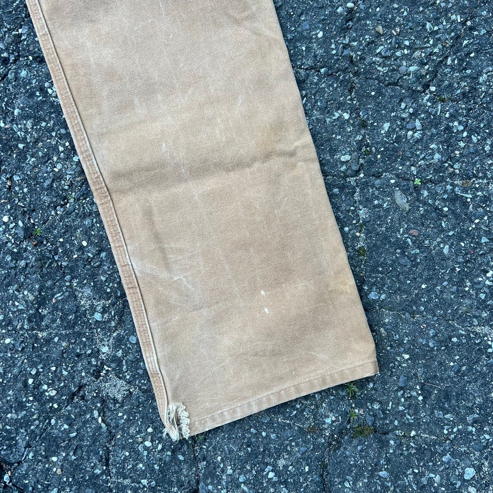 Carhartt × Vintage Vintage carhartt brown double knee work wear carpenter pants Size US 34 / EU 50 - 8 Thumbnail