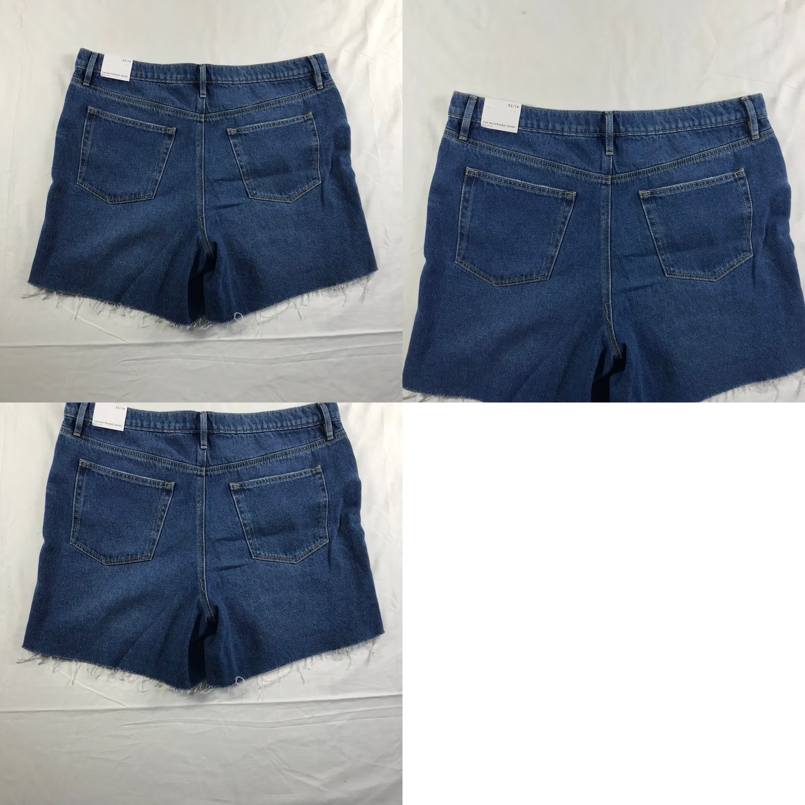 Loft LOFT The Boyfriend Short High Rise Blue Denim 14 Wash 5.5" Casual Summer Boho Fit Size 25" / US 0 / IT 36 - 9 Thumbnail