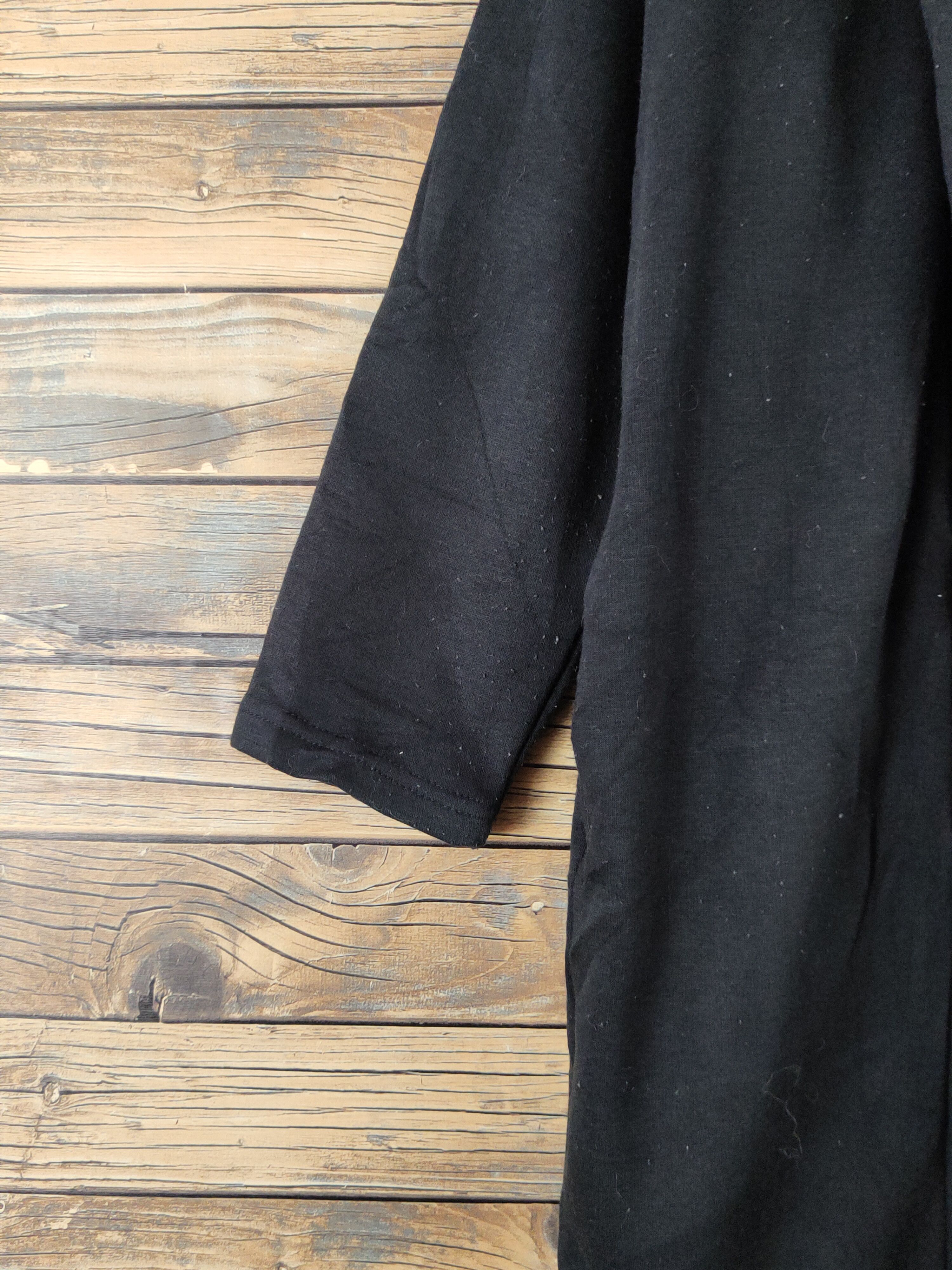 Japanese Brand × Vintage Avant Garde Fashion by Glacier Black Long Cardigan Size L / US 10 / IT 46 - 4 Thumbnail