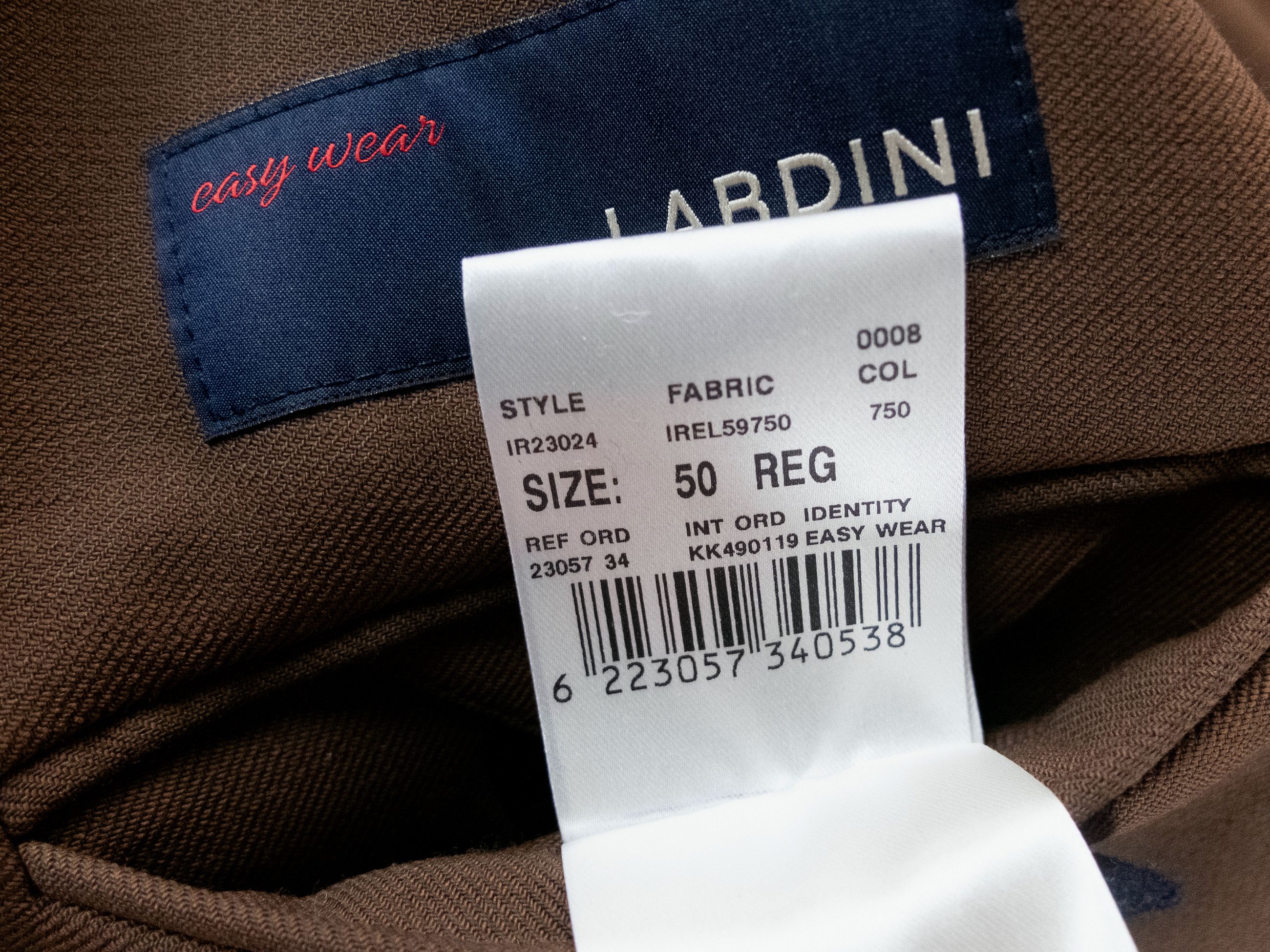 Lardini LARDINI easy wear brown wool overcoat Size 40 US / 50 IT Size US L / EU 52-54 / 3 - 20 Thumbnail