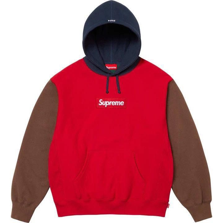 Supreme Falcon Raglan Zip Up Hooded Sweatshirt Natural Men's