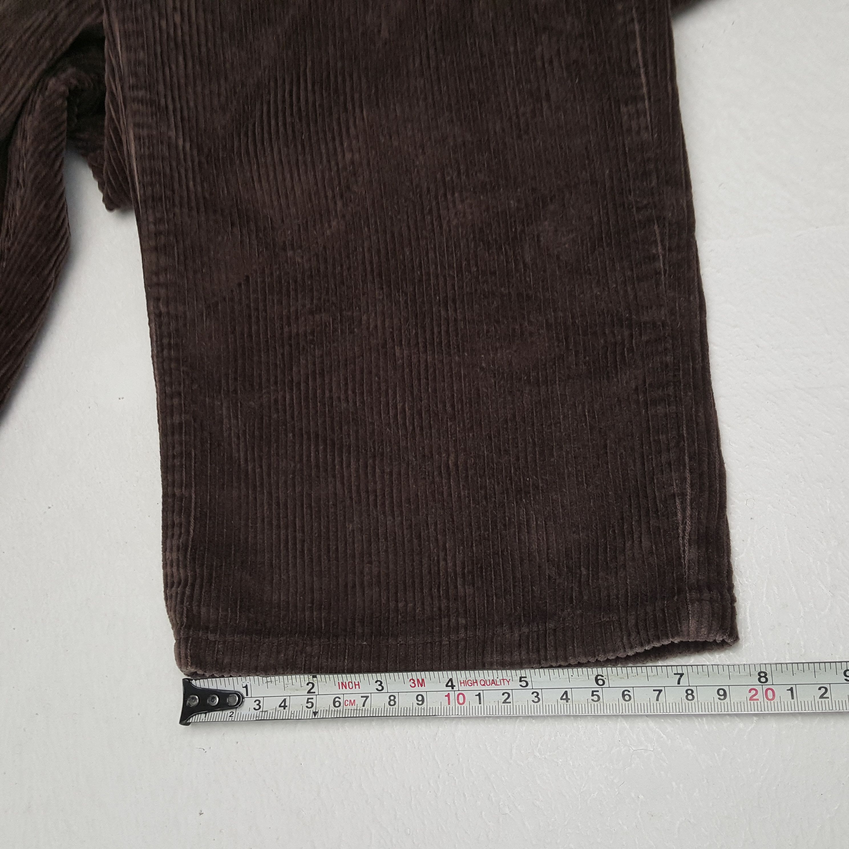 Stussy × Vintage Vintage STUSSY Streetwear Skateboard Big Logo Corduroy Pant Size US 27 - 11 Thumbnail