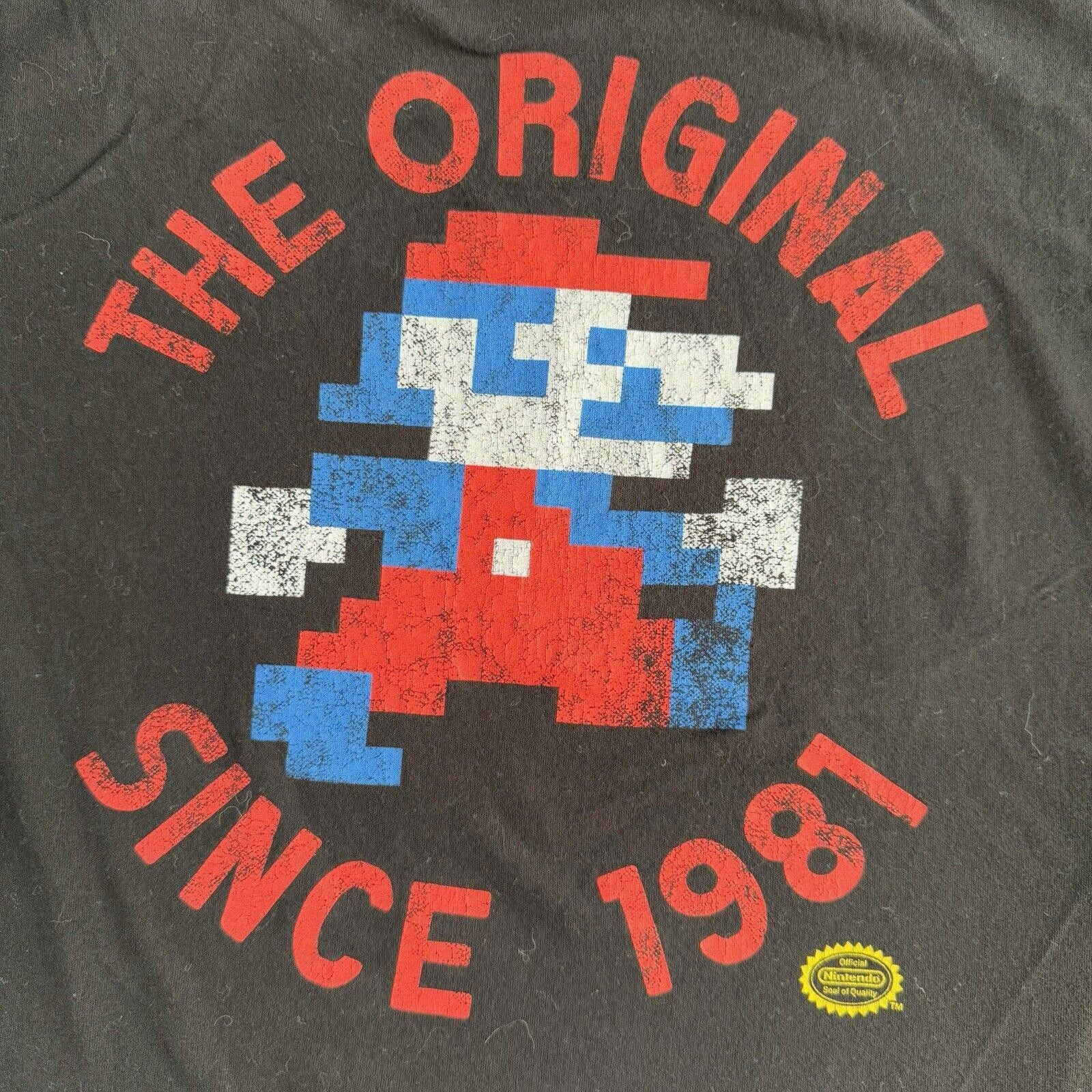 Nintendo Vtg Nintendo Mario Bros The Original 1981 T-Shirt Mens L HTF Size US L / EU 52-54 / 3 - 2 Thumbnail