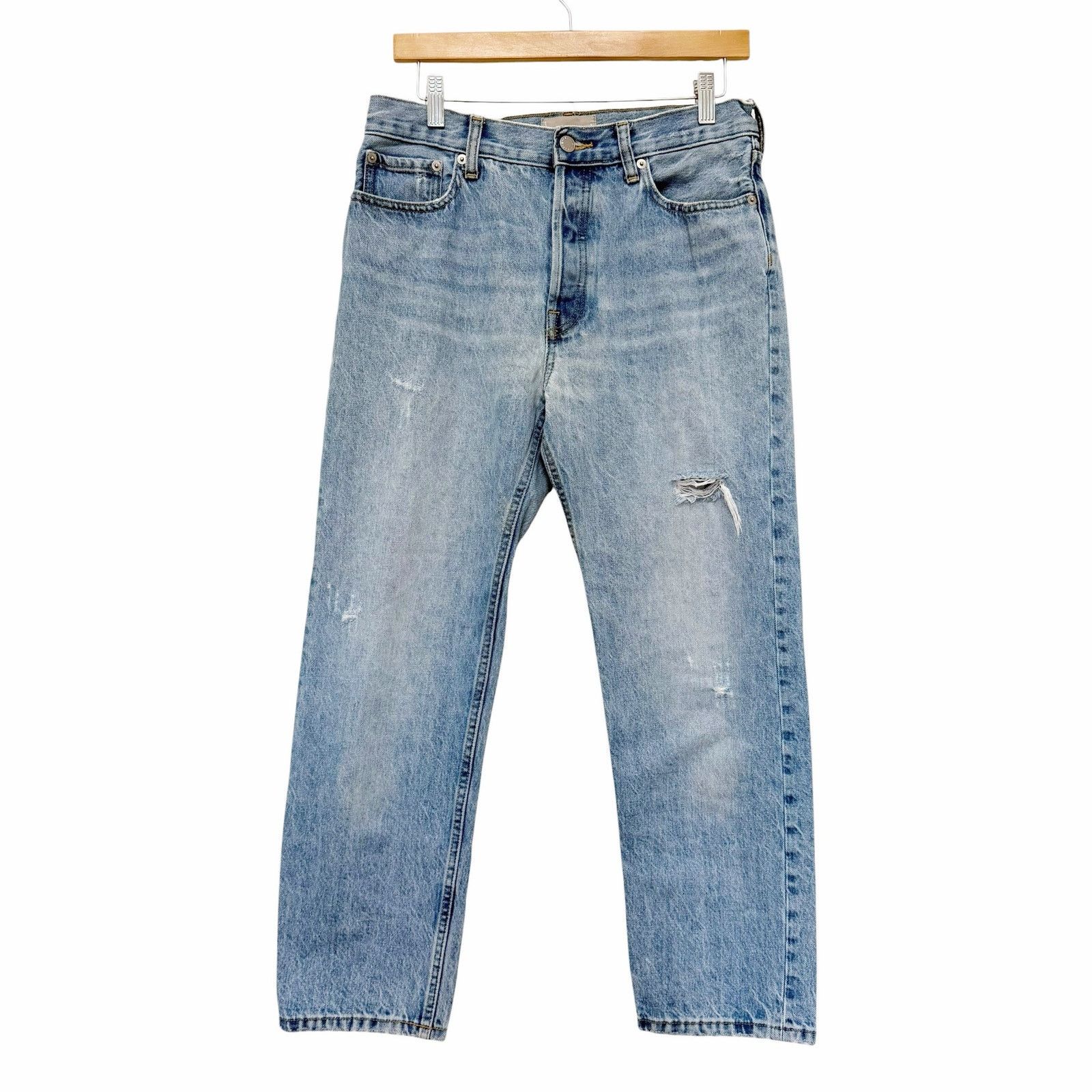 Everlane Everlane The Relaxed Straight Fit Organic Cotton Jeans Sz 27 Size 27" / US 4 / IT 40 - 1 Thumbnail