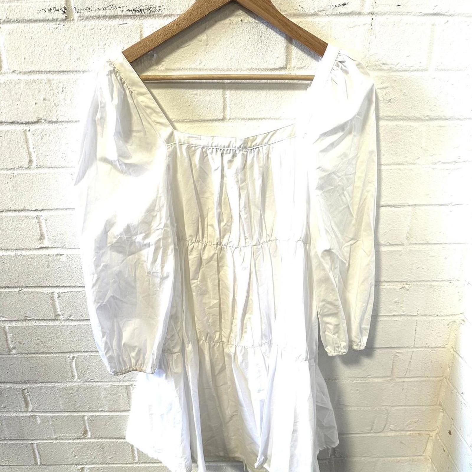Zara Zara Women's White Dress Size S / US 4 / IT 40 - 2 Thumbnail