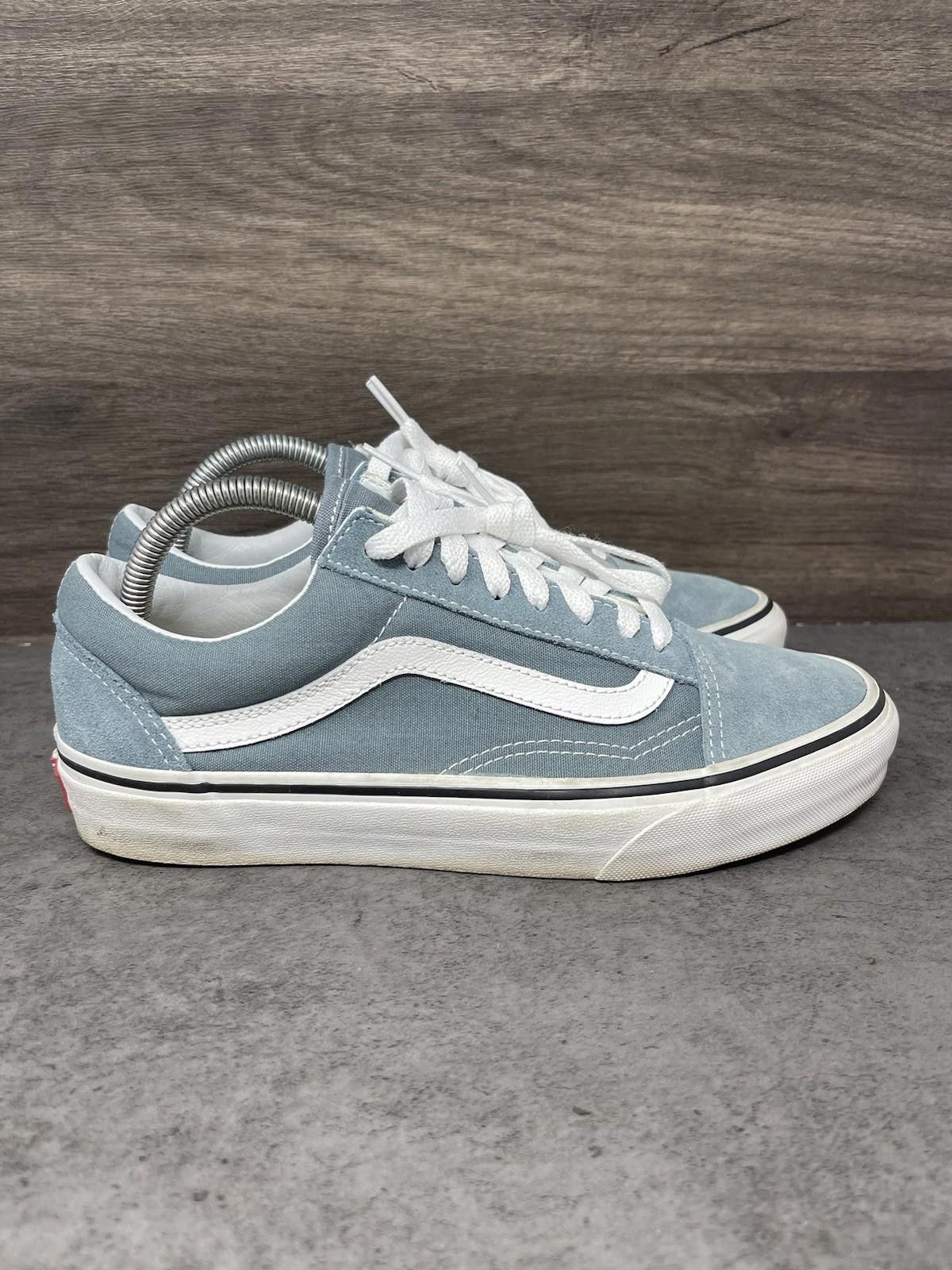 Vans Vans Old Skool Shoes Mens Size 7.5 Blue White Sneakers Size US 7.5 / EU 40-41 - 5 Thumbnail