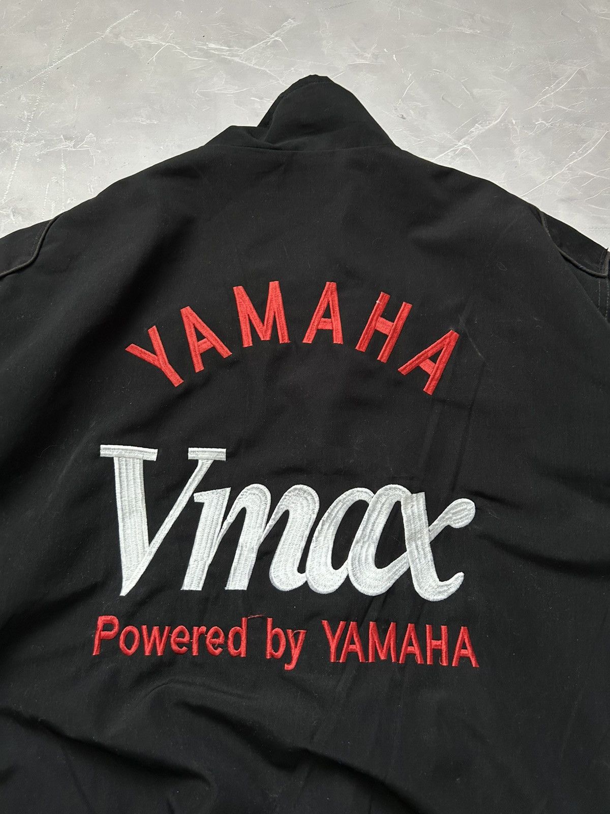Yamaha Vintage Yamaha Vmax Racing Moto Bomber Jacket Size US L / EU 52-54 / 3 - 3 Thumbnail