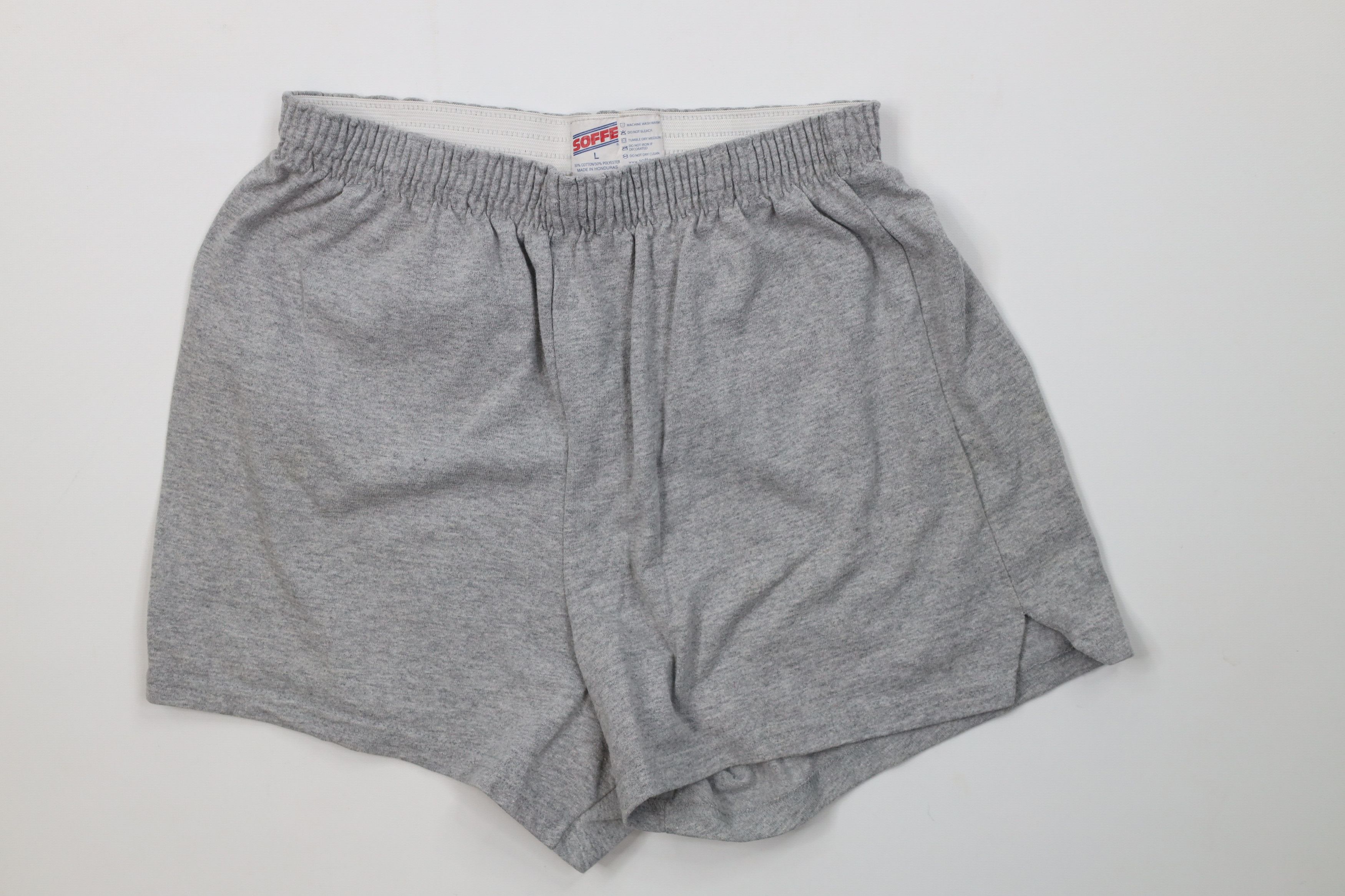 Vintage Vintage 90s Y2K Streetwear Hot Booty Shorts Heather Gray Size 26" / US 2 / IT 38 - 1 Thumbnail