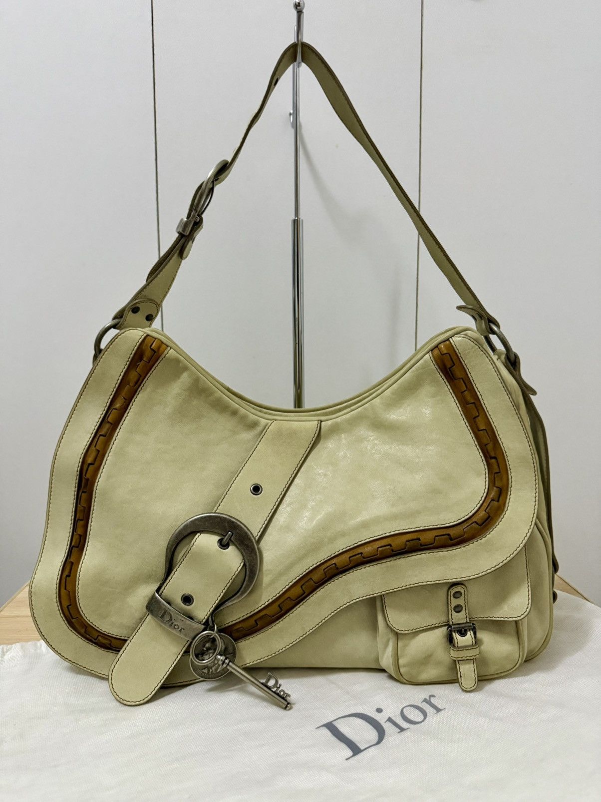 Dior 2007 Christian Dior gaucho Saddle bag John Galiano Size ONE SIZE - 1 Thumbnail