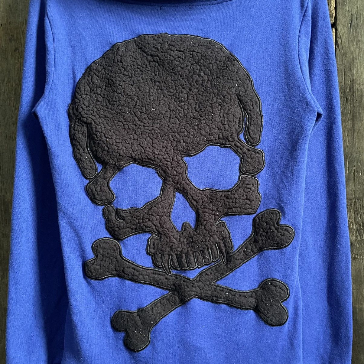Beauty Beast Vintage Cornflake Skulls Punk y2k Hoodie Size US L / EU 52-54 / 3 - 6 Thumbnail