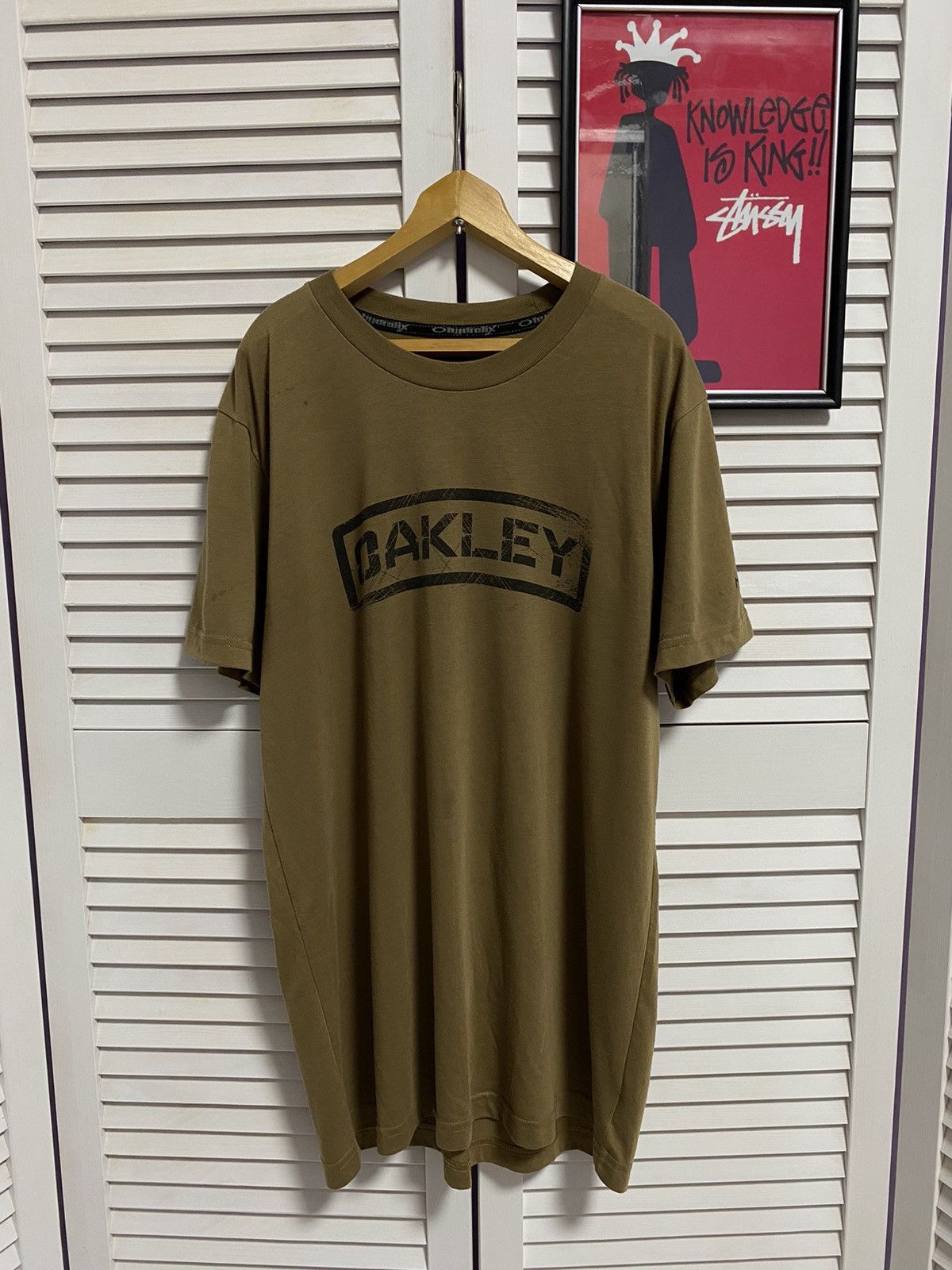 Oakley × Vintage Oakley T-Shirt Tee Print Logo Brand Size US L / EU 52-54 / 3 - 1 Thumbnail