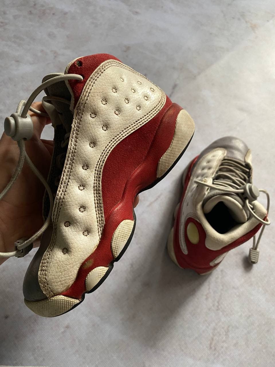 Jordan Brand × Vintage Vintage Jordan 13 Retro OG Grey Toe Shoes Size US 5 / EU 37 - 2 Thumbnail