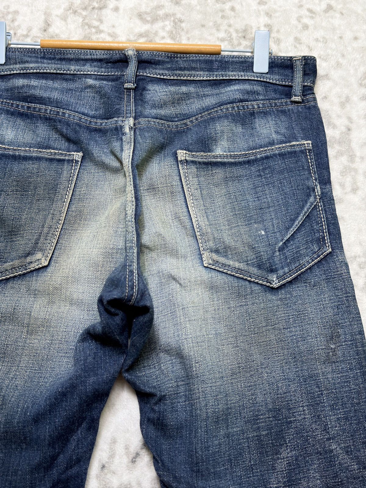 GOSTAR DE FUGA Vintage Gostar de Fuga Selvedge Claw Mark Whiskered Denim Size US 30 / EU 46 - 12 Thumbnail