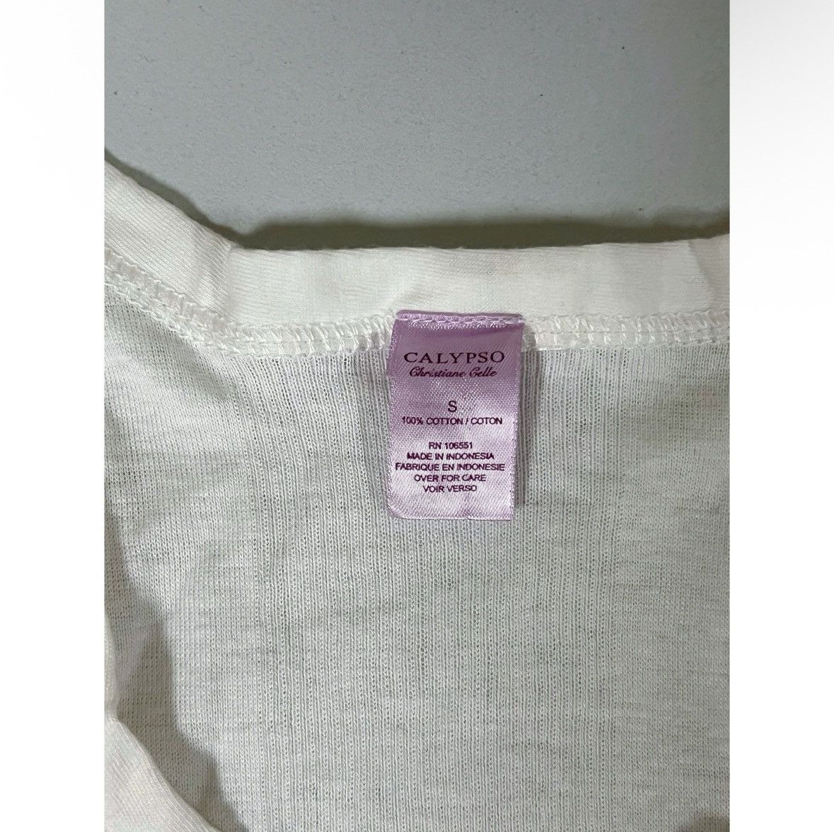 Calypso St Barth White Beaded Sequin ‘Ganesha’ Tank Top Shirt Blouse Size S 💜 Size S / US 4 / IT 40 - 4 Thumbnail