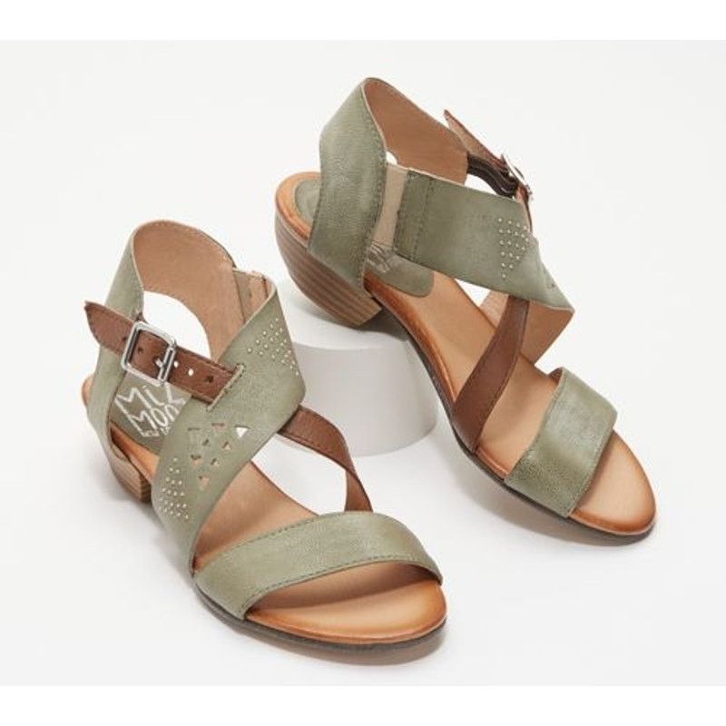 Other Miz Mooz Leather Heeled Sandals Womens Size 7.5 Brown Cienna Size US 7.5 / IT 37.5 - 12 Thumbnail