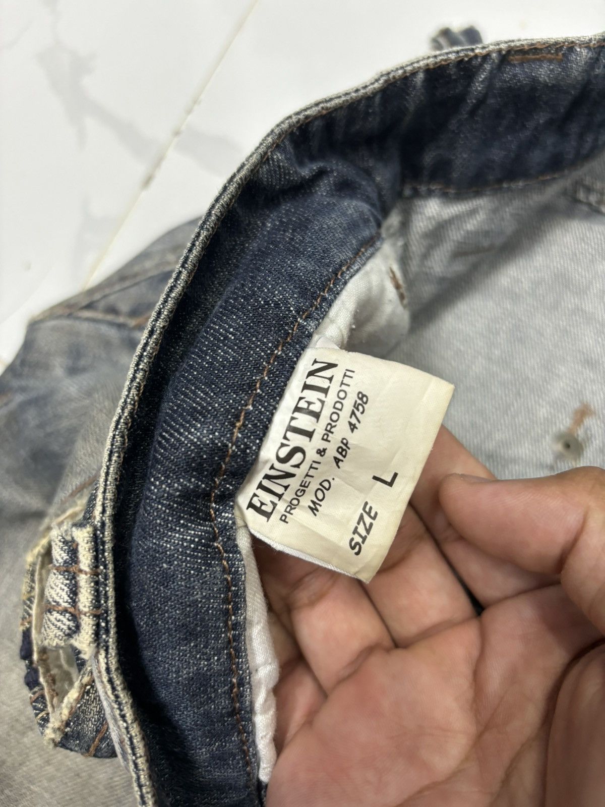 Beauty Beast ❤️‍🔥DISTRESSED DENIM MULTI ZIPPER ABSOLUTE JOY DENIM JEANS Size US 34 / EU 50 - 8 Thumbnail