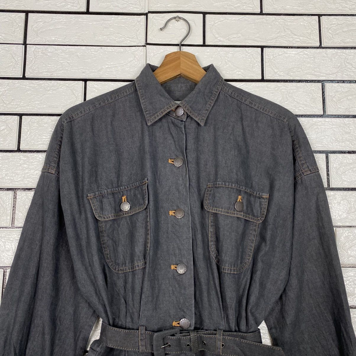 Japanese Brand Vintage Blouse Jacket Norma Kamali Size 26" / US 2 / IT 38 - 4 Thumbnail