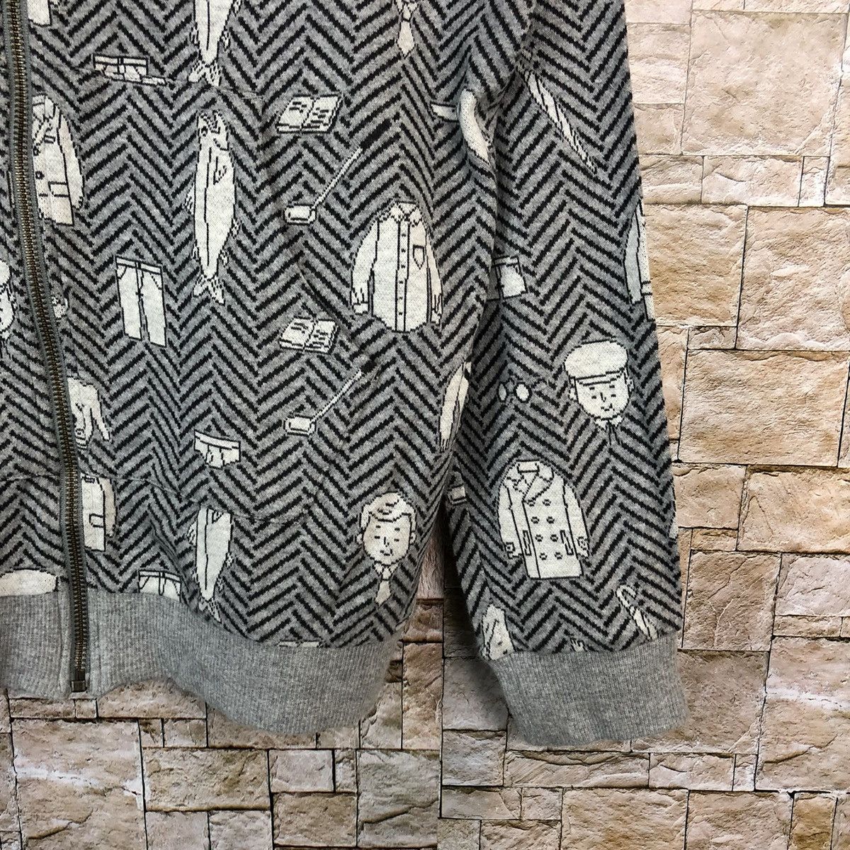 Ne-Net DL Ne Net by issey miyake fullprint sweater Hoodie #A513 Size US M / EU 48-50 / 2 - 8 Thumbnail