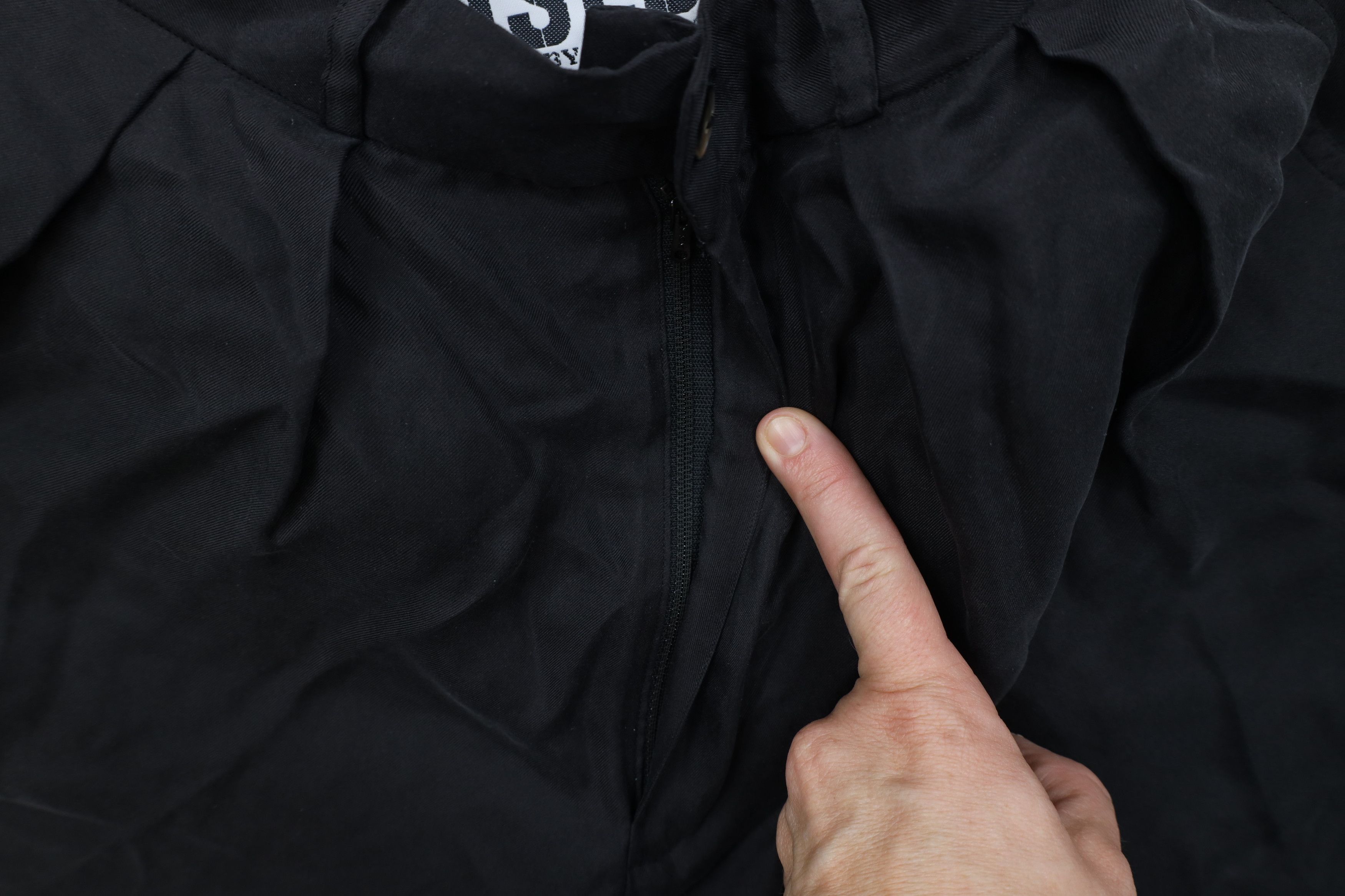 Vintage Deadstock Vintage 90s Streetwear Relaxed Fit Pants Black Size US 30 / EU 46 - 5 Thumbnail