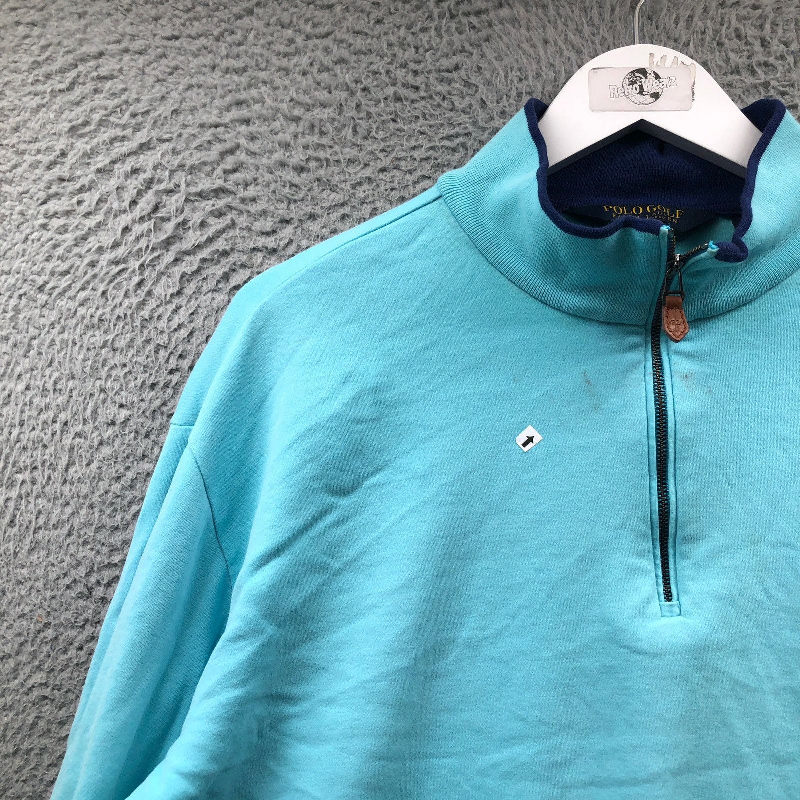 Polo Ralph Lauren Polo Golf Ralph Lauren 1/4 Zip Sweater Pullover Mens XL Blue Size US XL / EU 56 / 4 - 6 Thumbnail