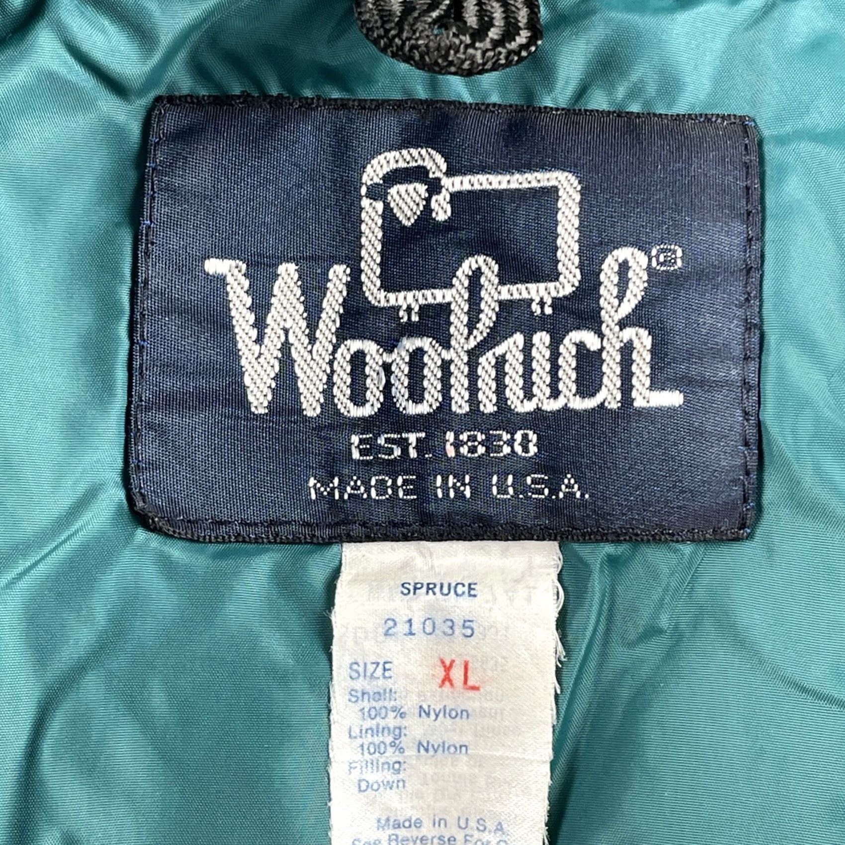 Vintage VINTAGE Woolrich Vest Puffer Button Up USA 90s Green Men XL Outdoor Jacket Size US XL / EU 56 / 4 - 5 Thumbnail