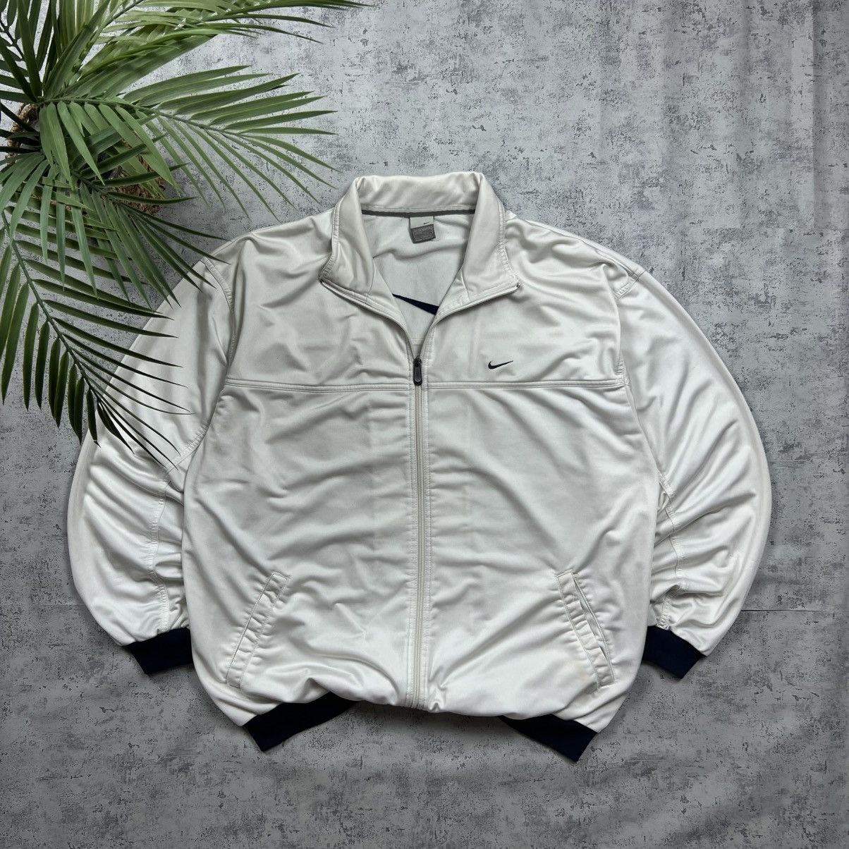 Nike 00s NIKE DOUBLE SWOOSH VINTAGE OVERSIZED TRACK RETRO JACKET Size US XL / EU 56 / 4 - 1 Thumbnail