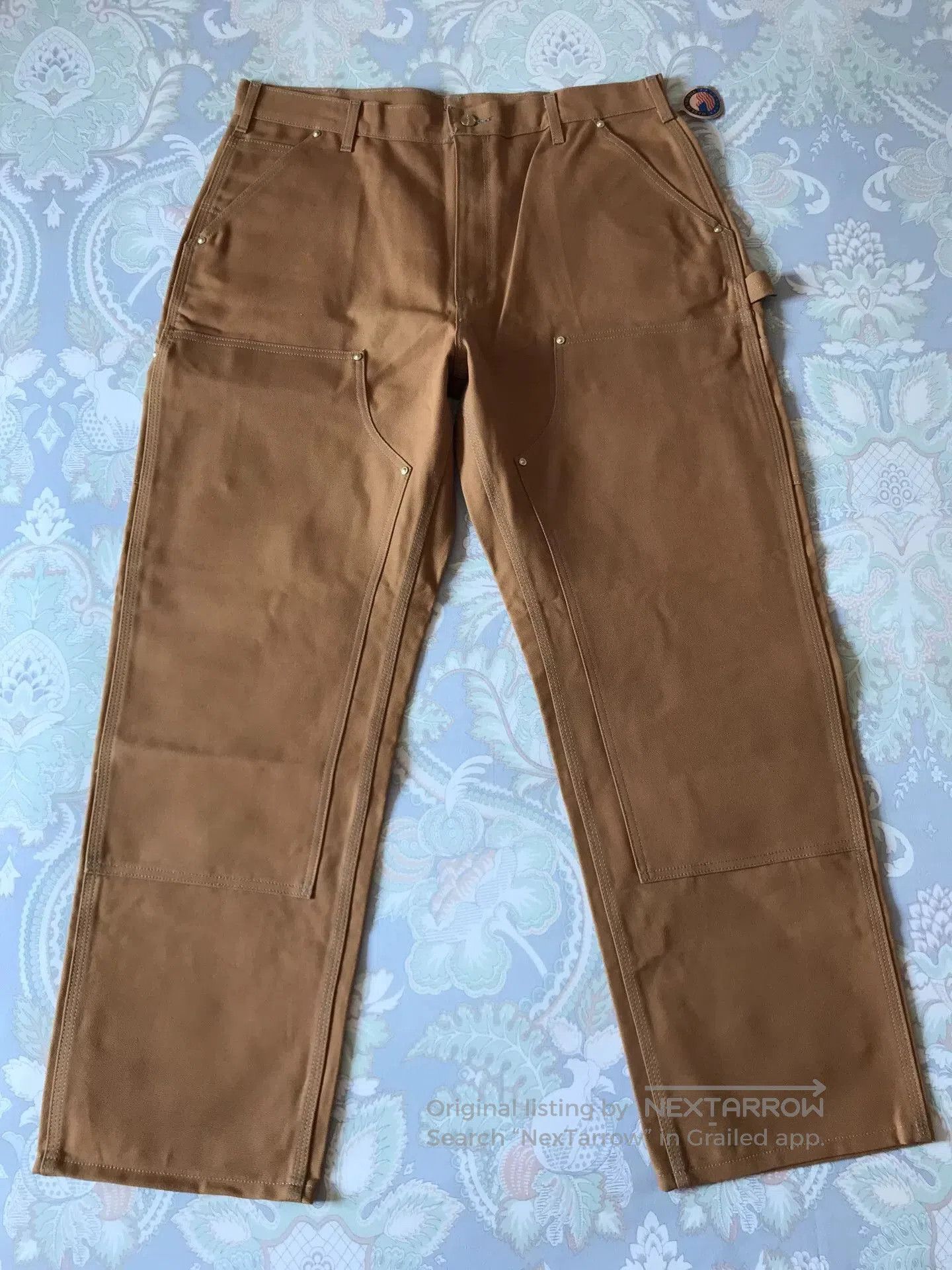 Carhartt Carhartt B01 BRN W38L30 Work Pants. Size US 38 / EU 54 - 2 Thumbnail