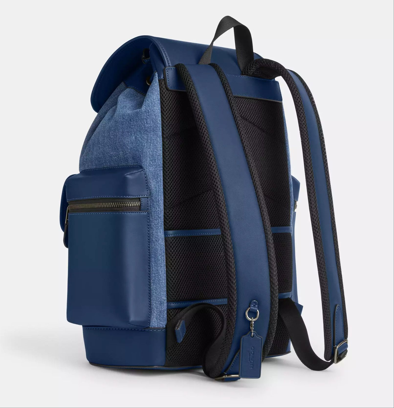 Coach Sprint Backpack CBI76 Denim/Deep Blue Size ONE SIZE - 7 Thumbnail