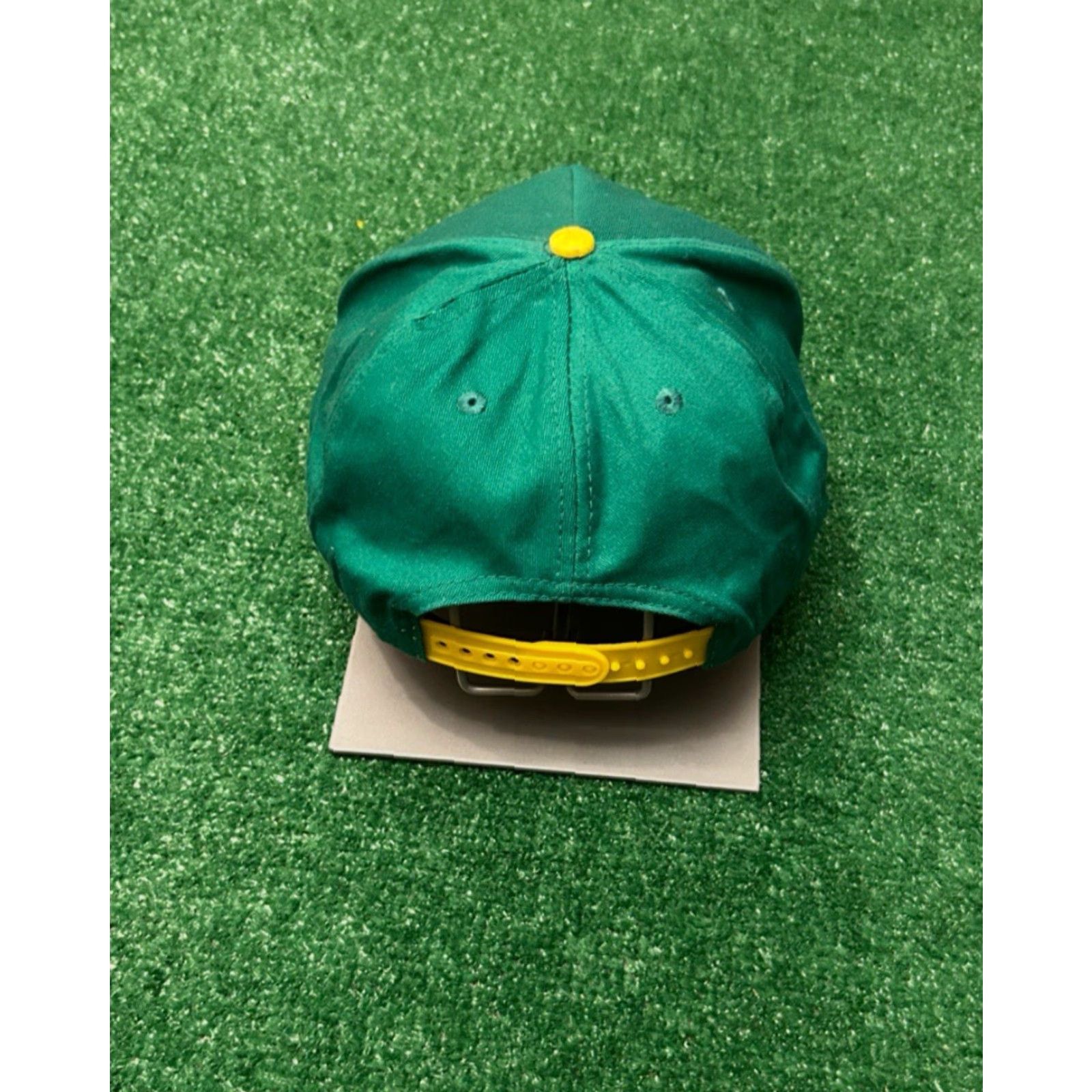 Vintage VINTAGE Jacksonville University Dolphins JU Gatorade Jiffy SnapBack Hat Mens One Size Green 90s 80s University Sports Hip Hop Adjustable Size ONE SIZE - 2 Thumbnail