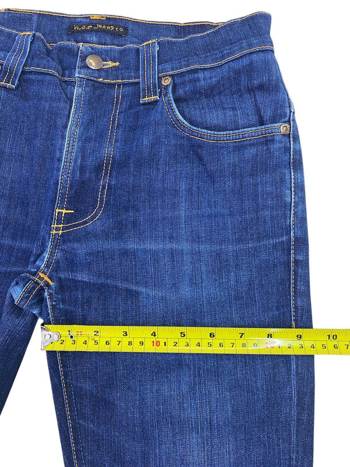 Nudie Jeans Nudie Jeans Dark Blue Wash Style Straight Leg Jeans Size US 28 / EU 44 - 7 Thumbnail