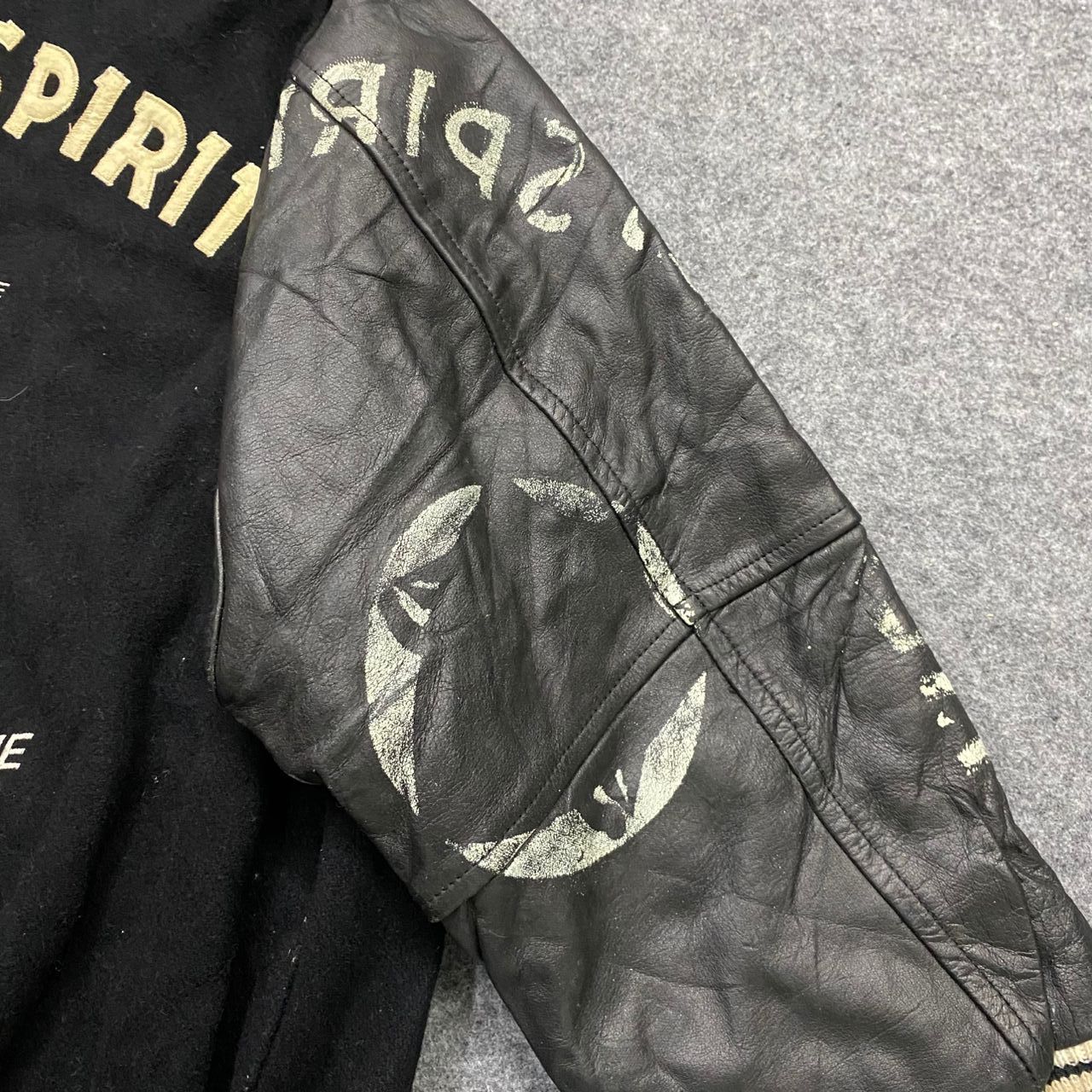 Japanese Brand 💥Best Offer💥Vintage Men's Ba-tsu Spirit Varsity Jacket Size US L / EU 52-54 / 3 - 9 Thumbnail