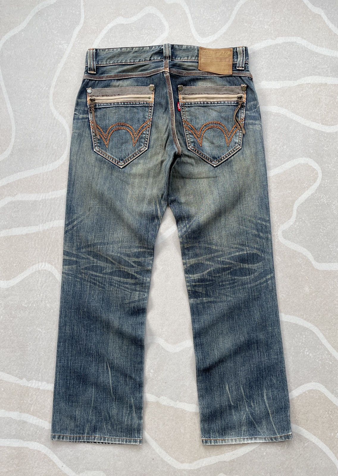 Edwin Vintage Edwin 503 Straight Jeans Size US 34 / EU 50 - 2 Thumbnail