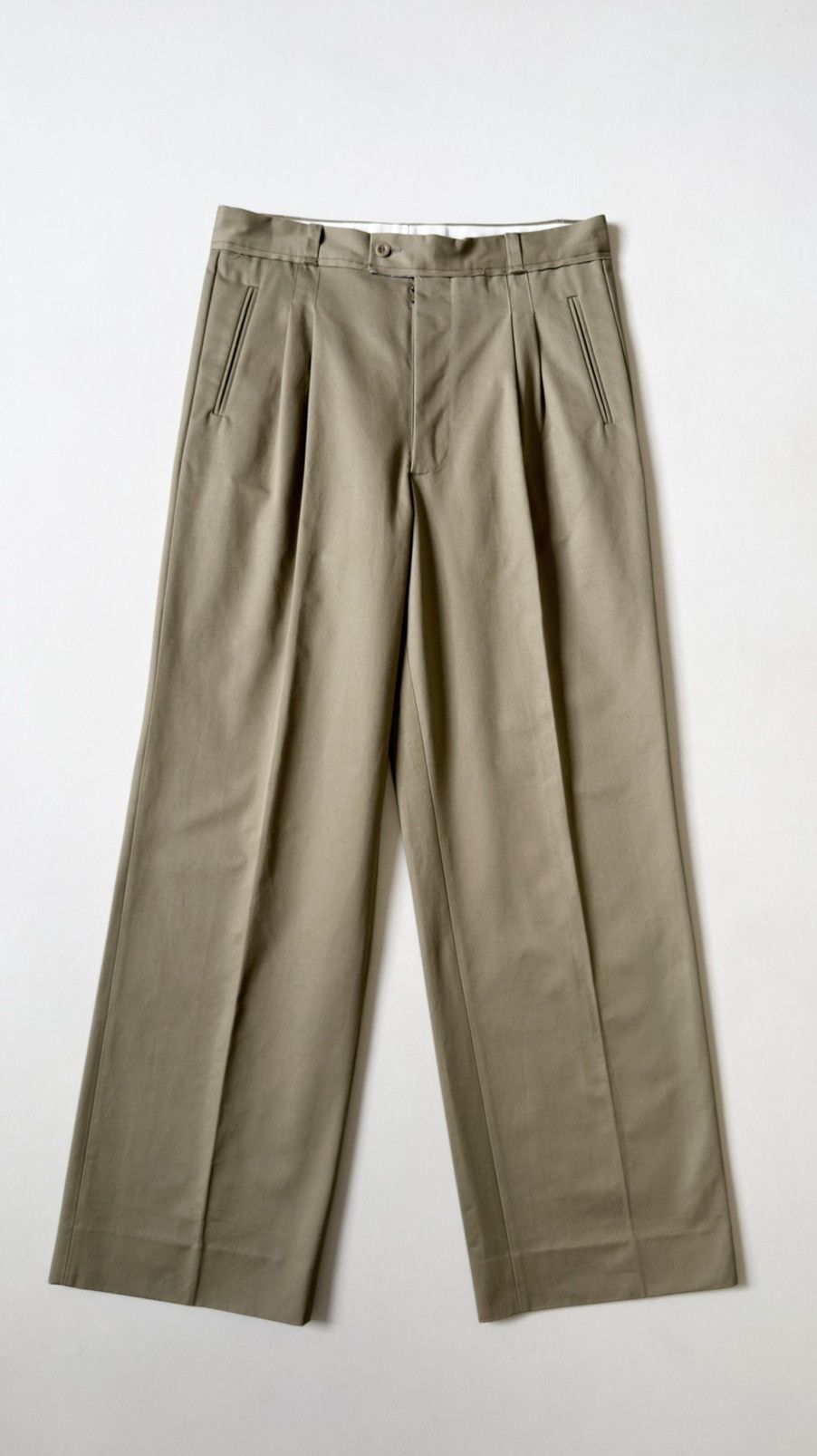 Maison Margiela S/S 22 ‘Reworked Waist Band’ Wide Leg Pants Size US 32 / EU 48 - 1 Thumbnail
