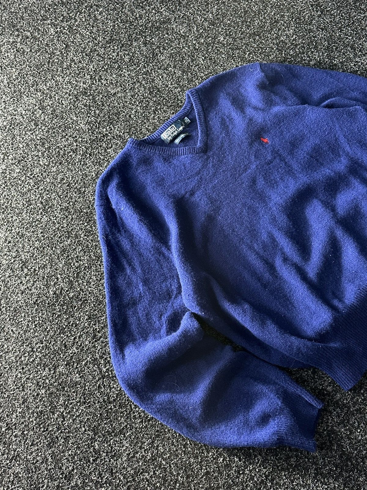 Polo Ralph Lauren × Ralph Lauren × Vintage 🚨VTG 90s Polo Ralph Lauren 100% Wool Knit Sweater RARE Size US L / EU 52-54 / 3 - 2 Thumbnail