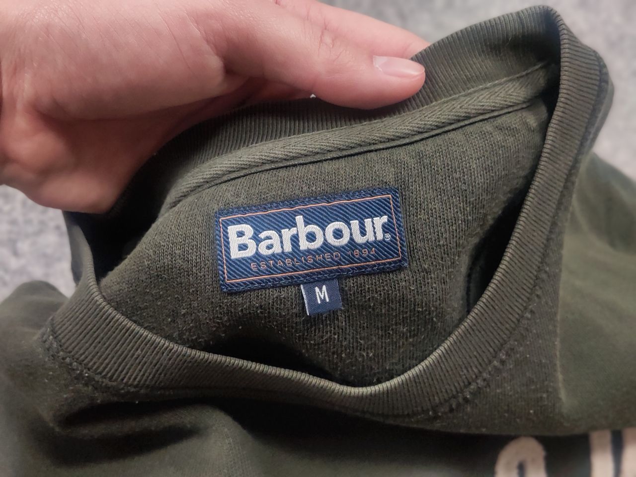 Barbour Barbour prep logo crew neck Logo sweatshirt Vintage Style Size US M / EU 48-50 / 2 - 14 Thumbnail