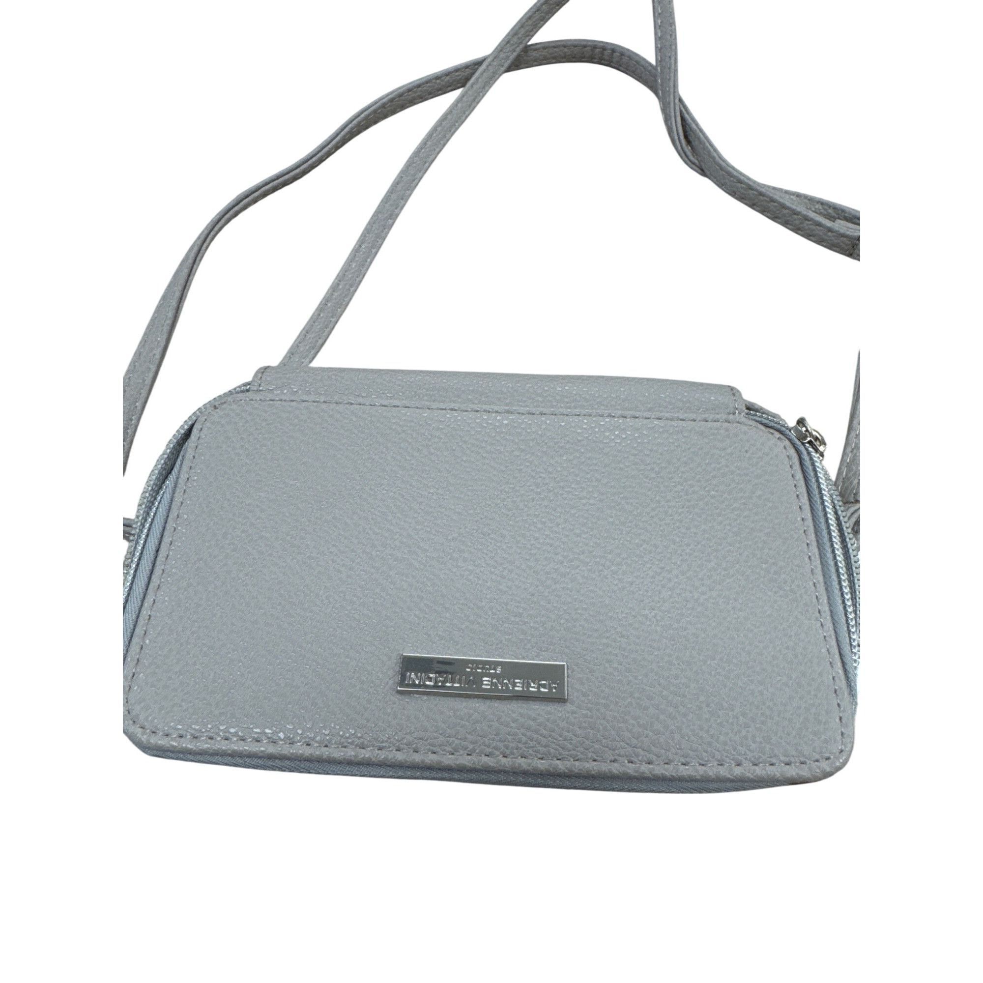 Designer Adrienne Vittadini Studio Womens Gray Charging USB Wallet SK Size ONE SIZE - 2 Thumbnail
