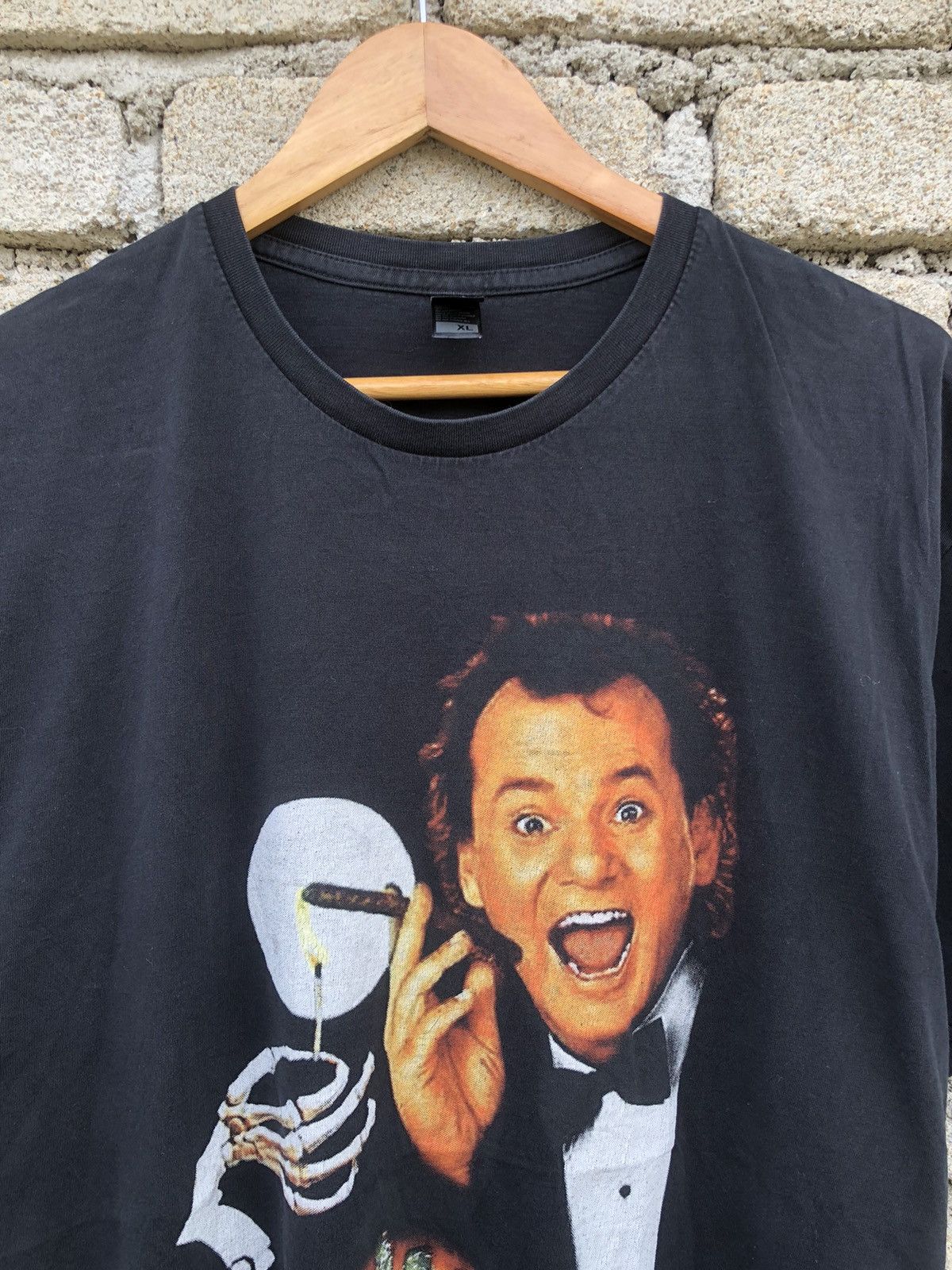 Vintage Vintage Y2K Bill Murray Scrooged Christmas Movie Tshirt Size US XL / EU 56 / 4 - 2 Thumbnail